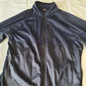 Mens dri fit zip up